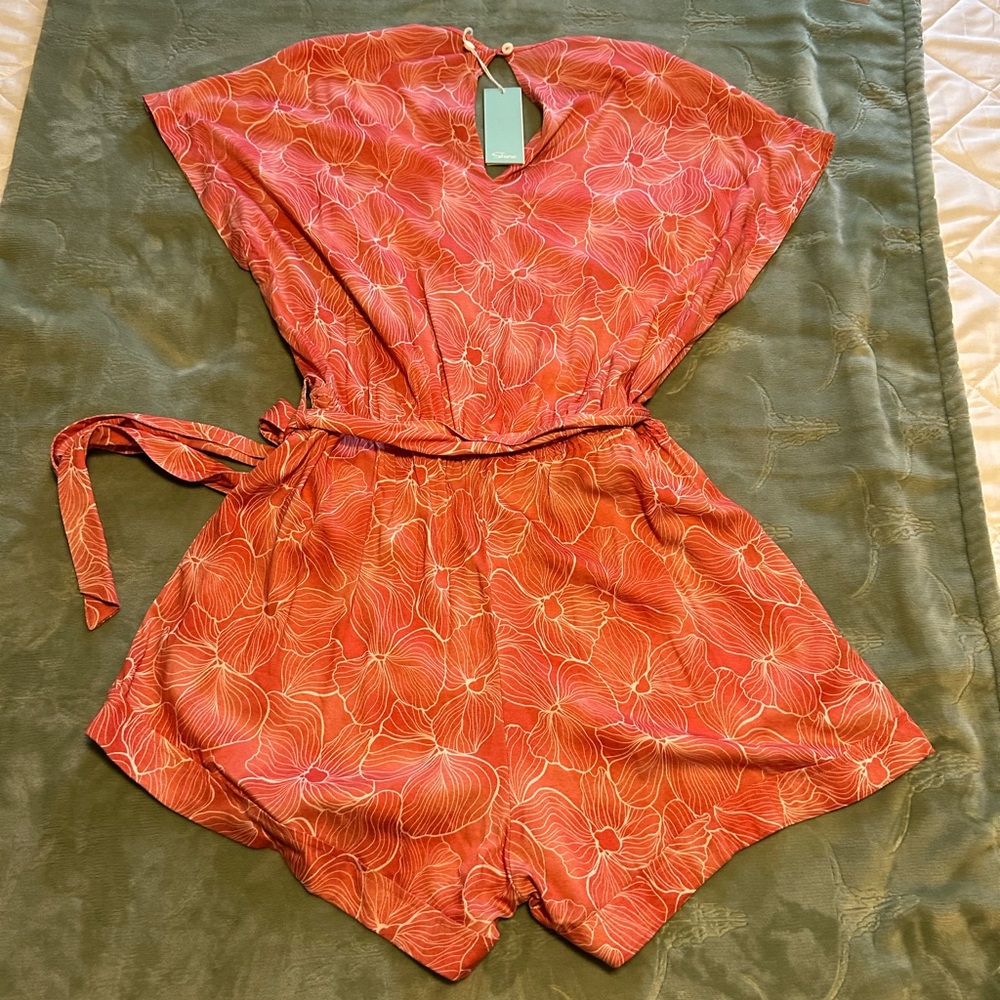 Shore Orange and white print jumper NWT (XL) - Picture 4 of 4